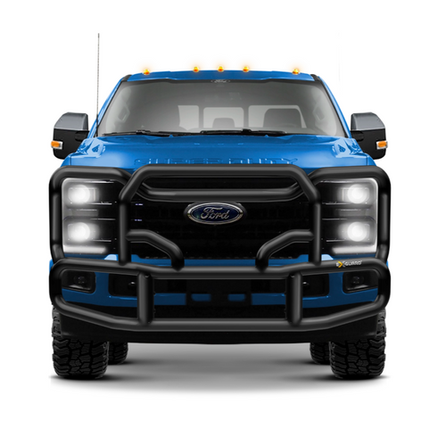 Ex-Guard Grille Guard on Blue Ford F-250