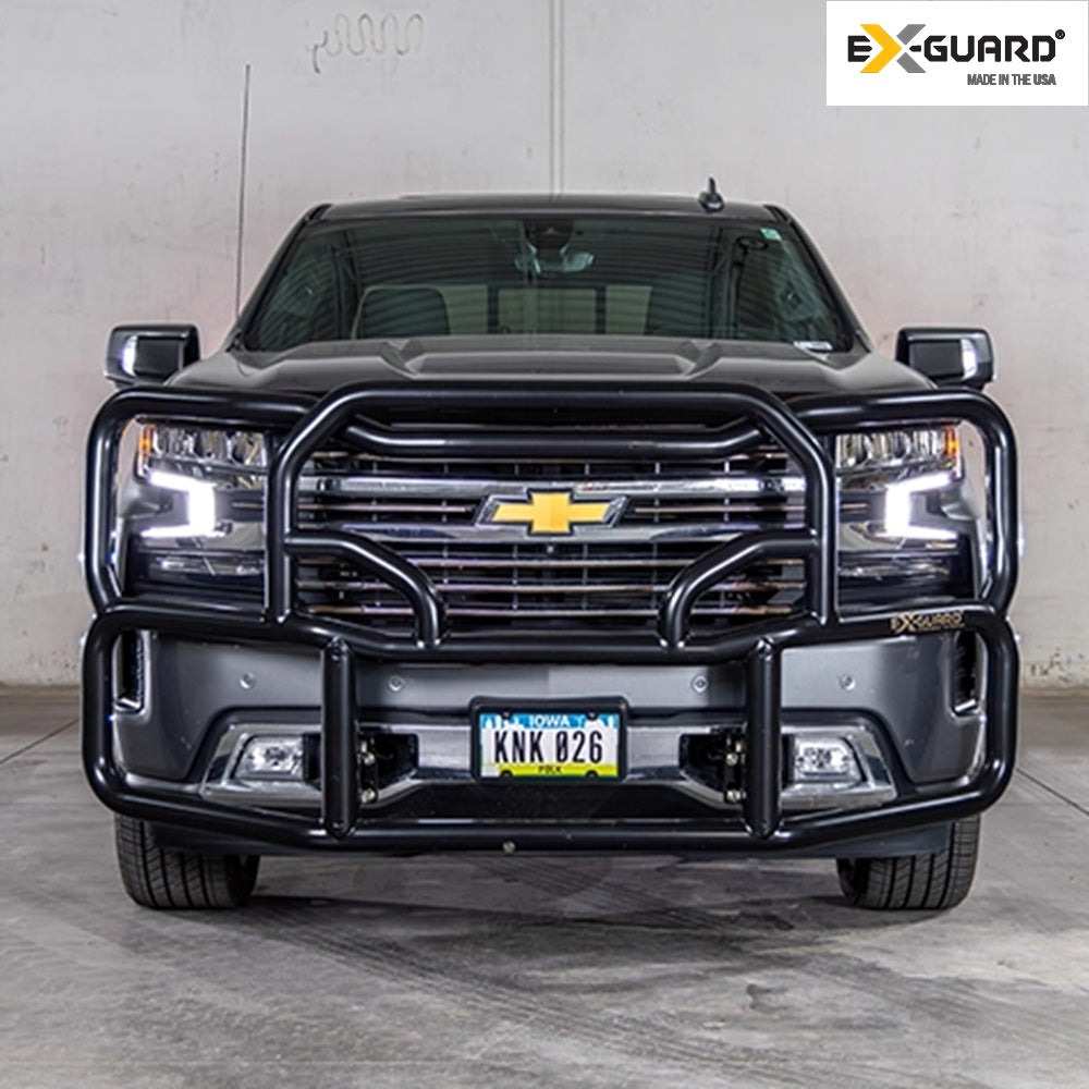 Ex-Guard Grille Guard and Bracket Kit for '19-'21 Chevy Silverado 1500