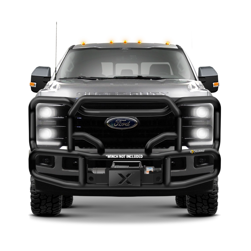 Grille Guard for Ford® F-250® '17-Newer Super Duty® by Ex-Guard® and Bracket Kit