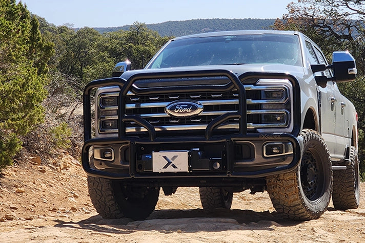 Grille Guard for Ford® F-250® '17-Newer Super Duty® by Ex-Guard® and Bracket Kit