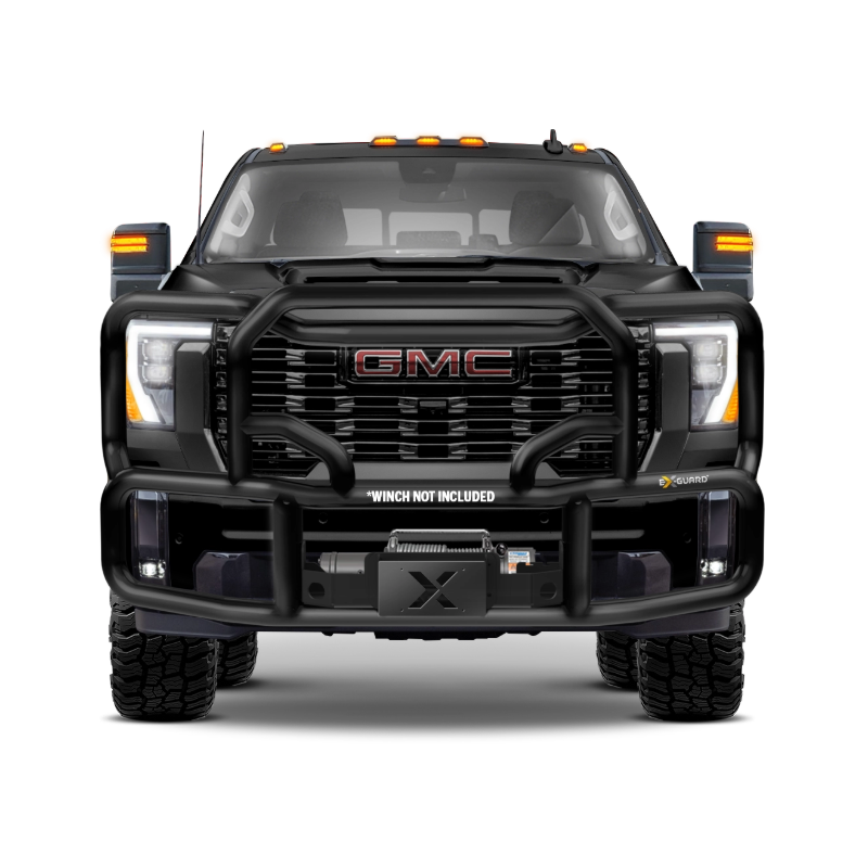 Ex-Guard Grille Guard and Bracket Kit for '20-Newer GMC Sierra 3500 HD