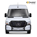 White Mercedes-Benz van with Ex-Guard Grille Guard on a white background