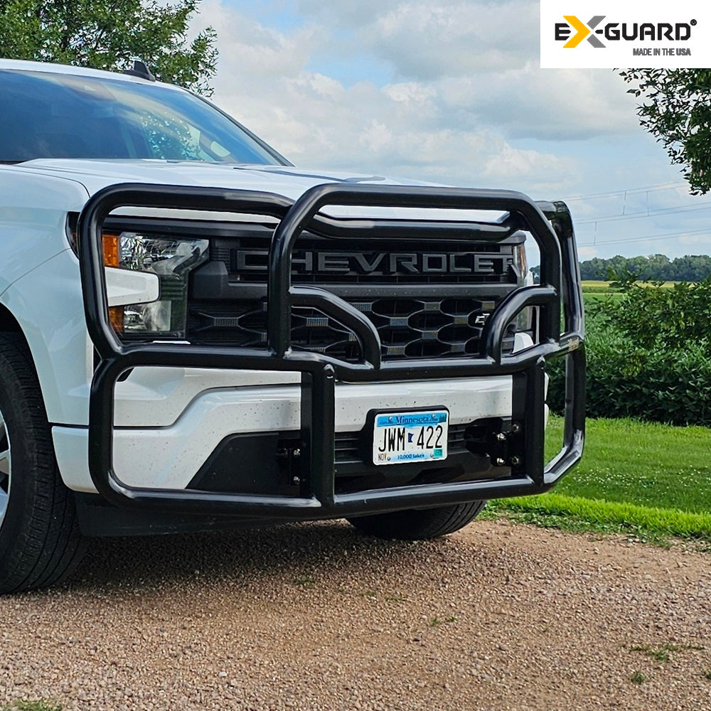 Ex-Guard Grille Guard and Bracket Kit for '19-'21 Chevy Silverado 1500