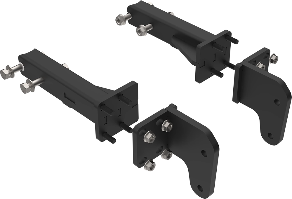 MB-19FX-RM23 - Bracket Mounting Kit for Ex-Guard Grille Guards - Ram 2500 & 3500 '19-Newer
