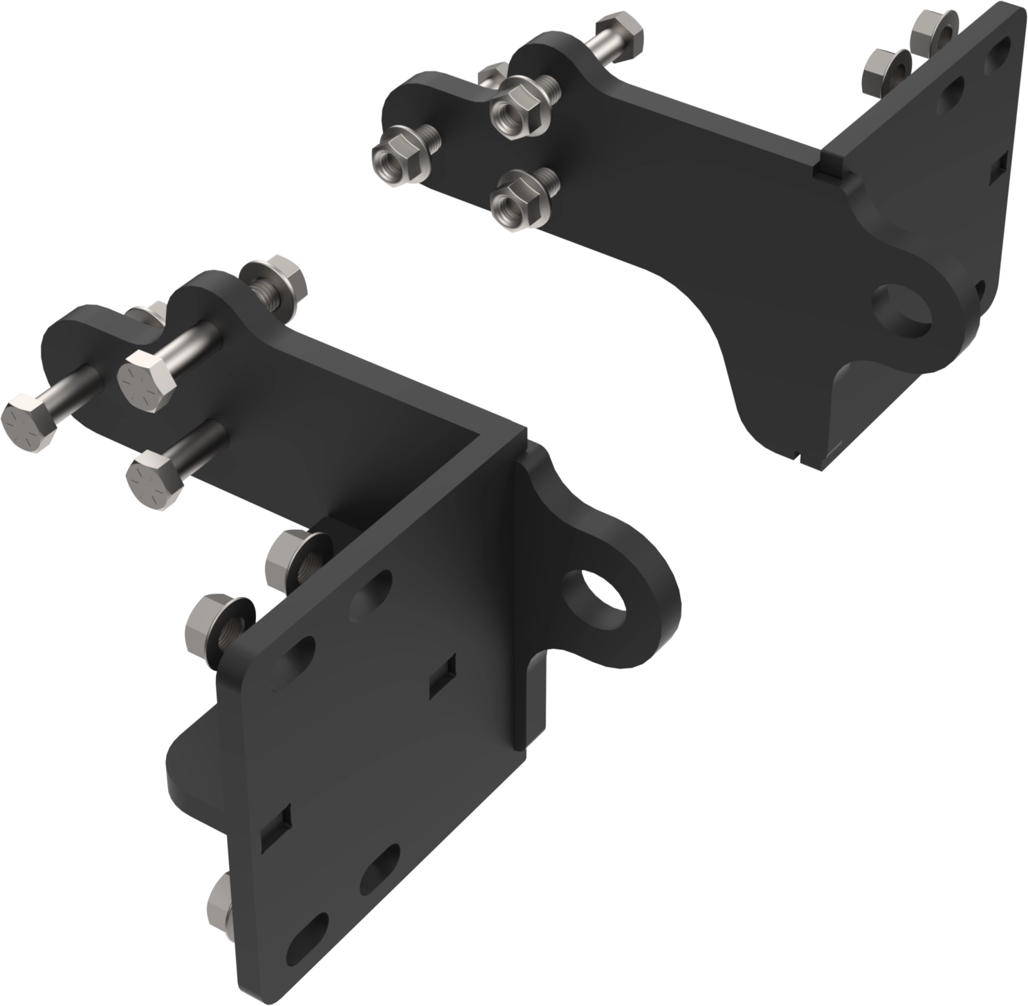 MB-19XG-GM46 - Bracket Mounting Kit for Ex-Guard Grille Guards - Chevy HD Pickups