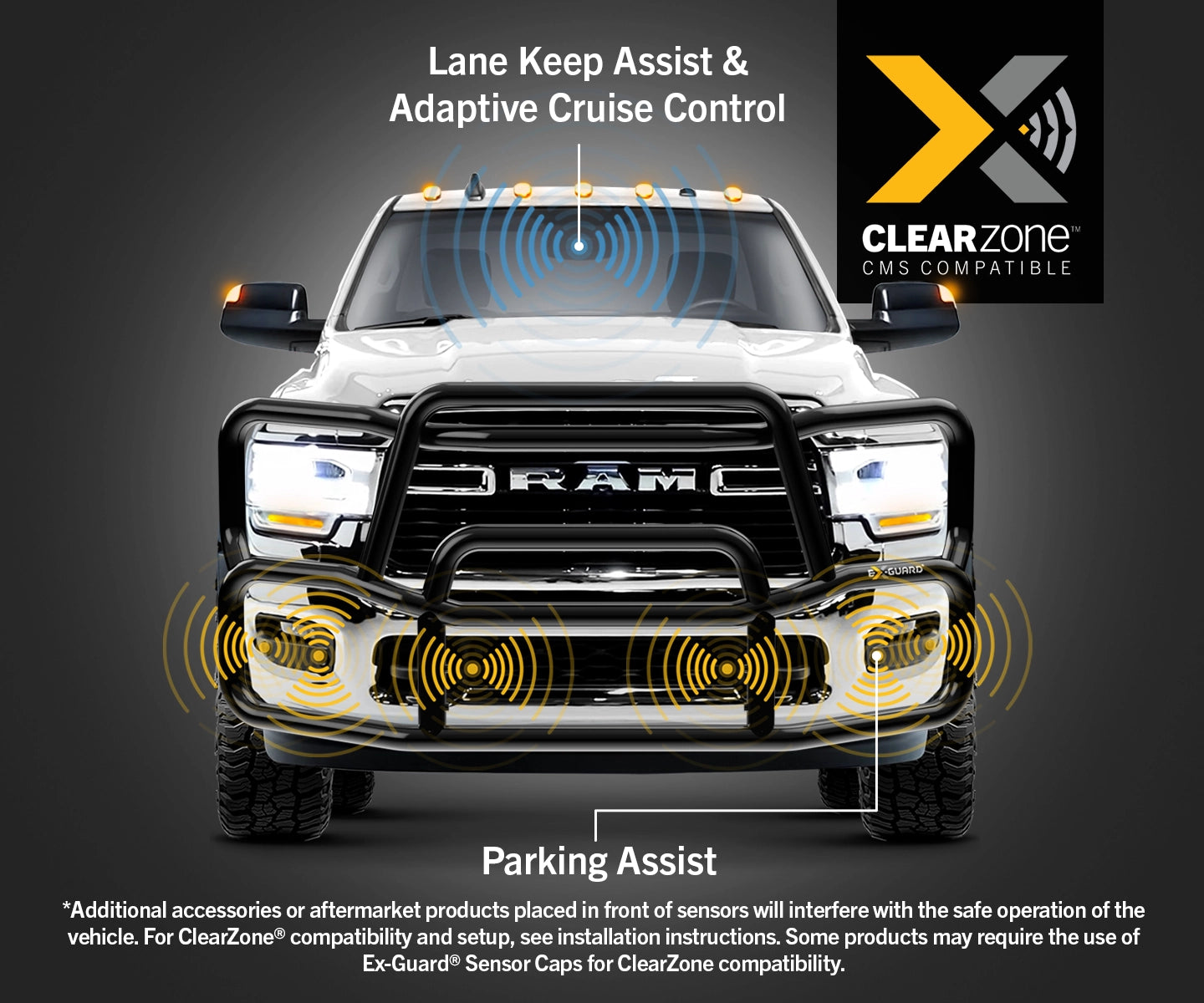 Ex-Guard Grille Guard and Bracket Kit for RAM® 2500 (2019-Newer)