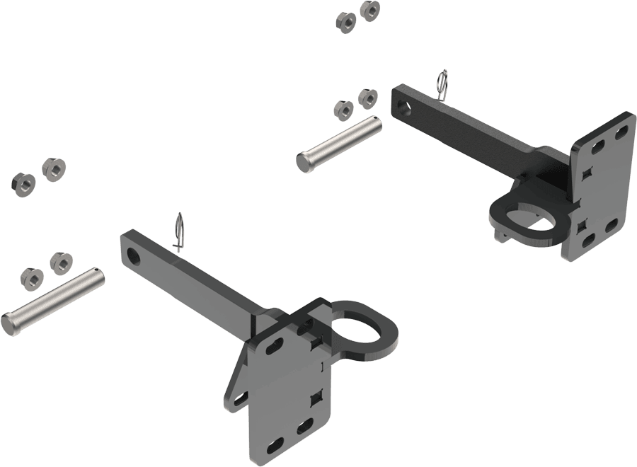 XG-17KT8E - Bracket Mounting Kit for Ex-Guard Grille Guards