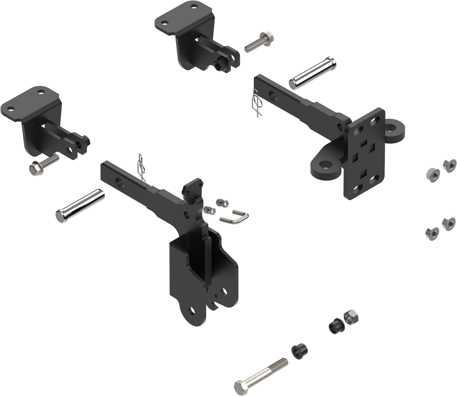 XG-24KT680-OS - Bracket Mounting Kit for Ex-Guard Grille Guards