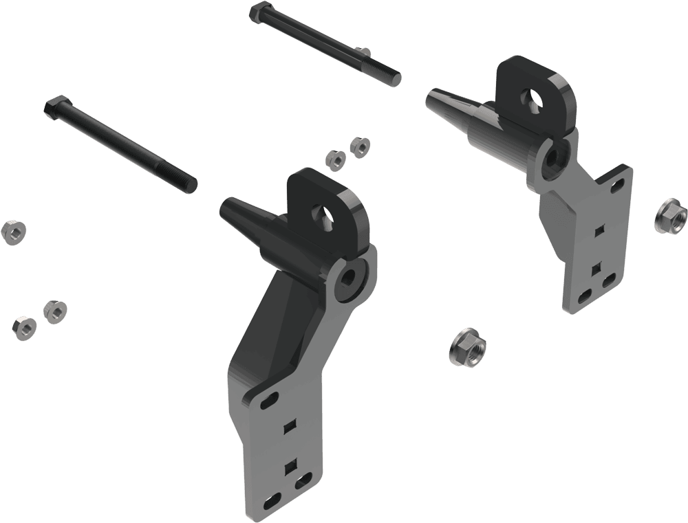 XG-24WS49XRS - Bracket Mounting Kit for Ex-Guard Grille Guards