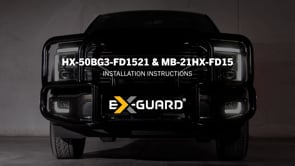 MB-21HX-FD15 - Bracket Mounting Kit for Ex-Guard Grille Guards - Ford F-150 Pickups