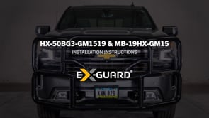 Ex-Guard® Grille Guard and Bracket Kit for '19-'21 Chevy® Silverado® 1500