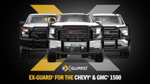 Ex-Guard® Grille Guard and Bracket Kit for '19-'21 Chevy® Silverado® 1500