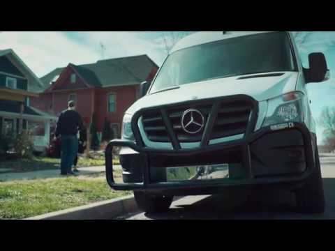 Kit de protección y soporte de rejilla Ex-Guard® Serie 25 para furgonetas Mercedes-Benz® Sprinter® 2014-2018